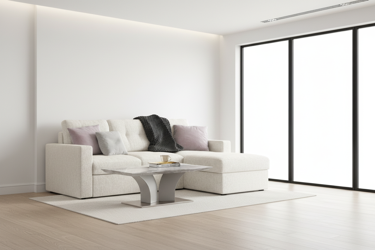 Napoli Coffee Table in Light Grey