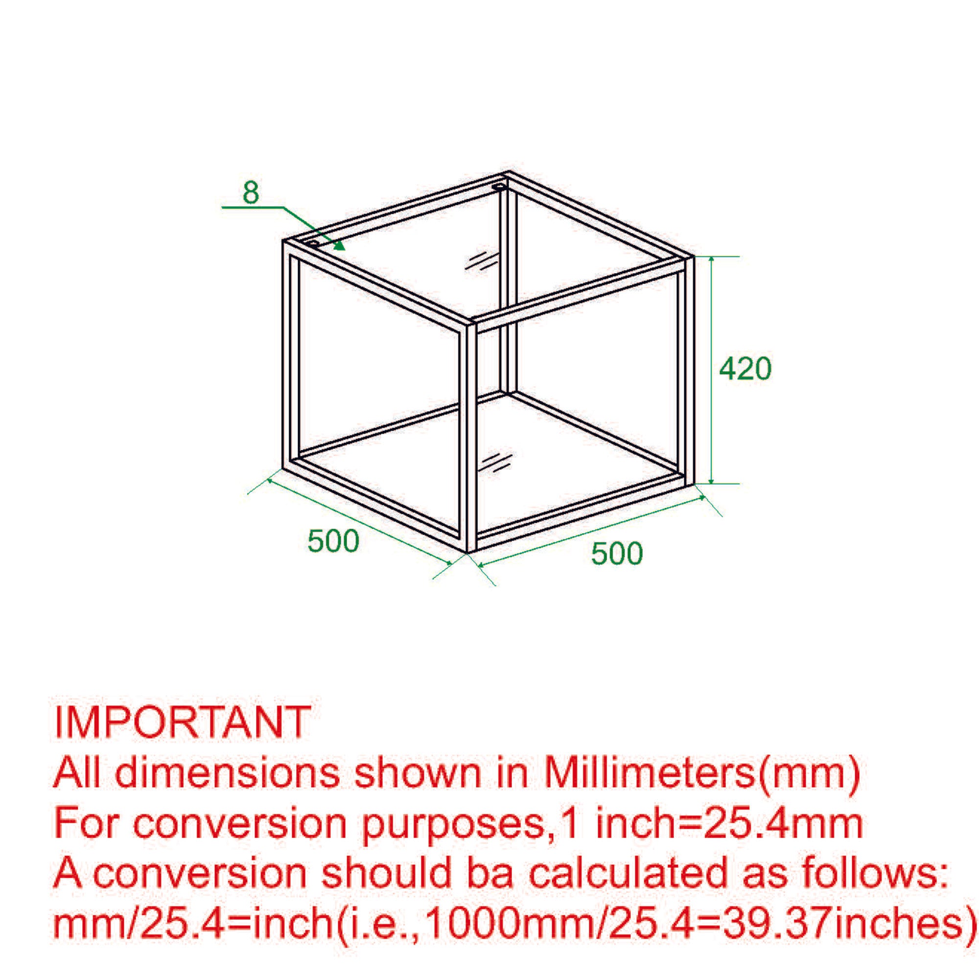 Grande table basse carrée Casini en argent