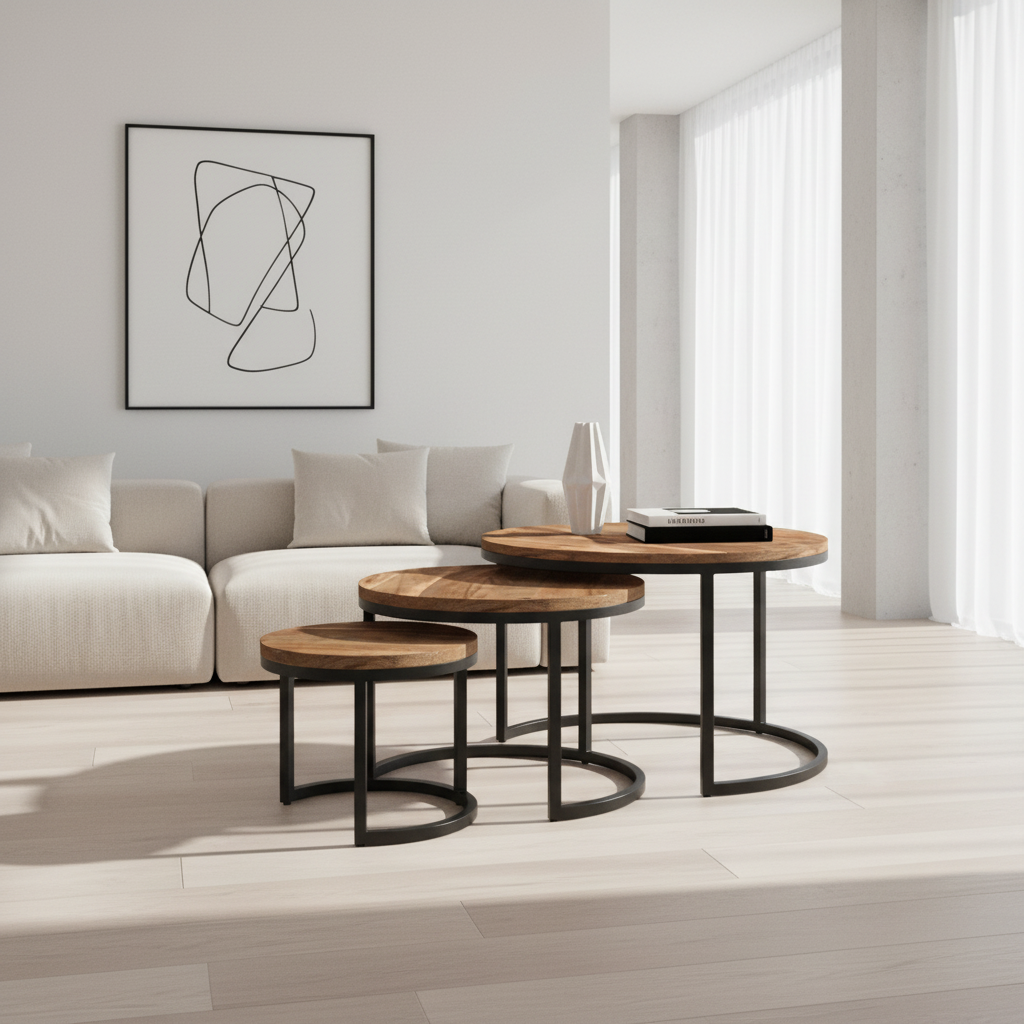 Darsh 3pc Coffee Table Set