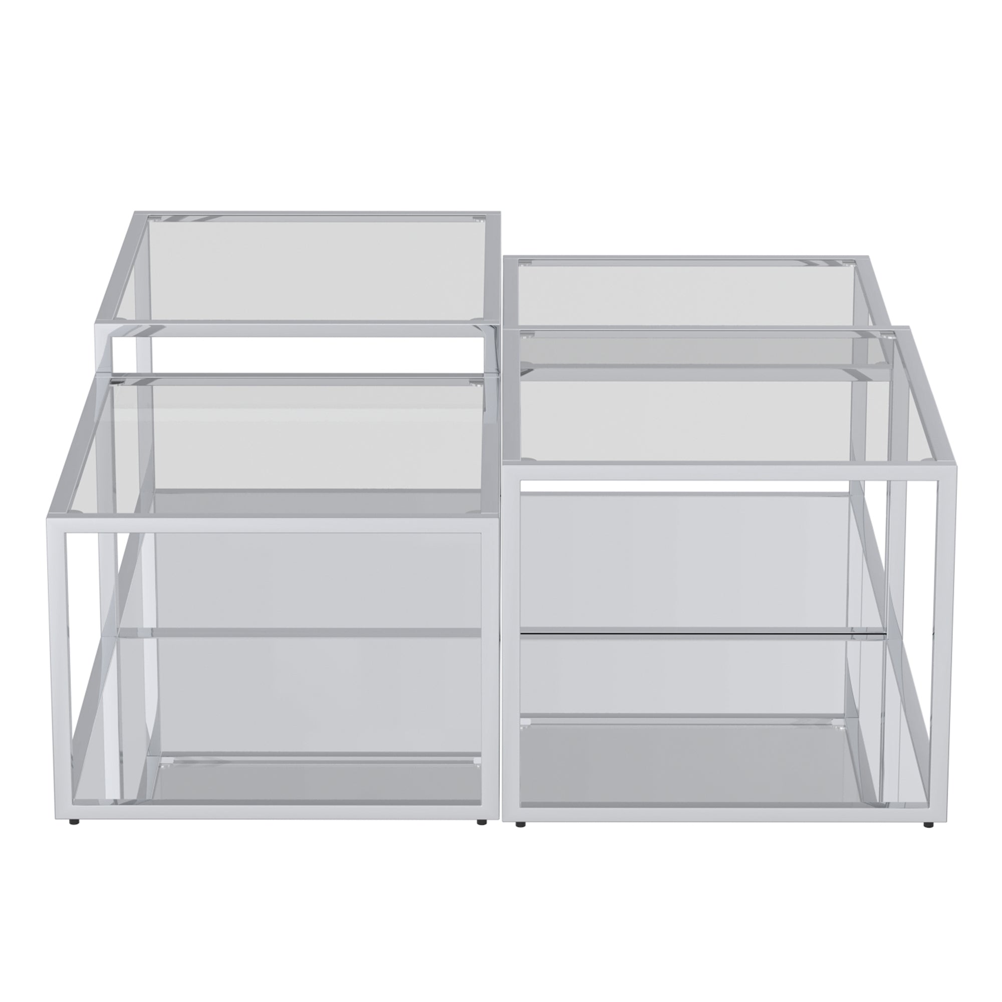 Ensemble de table basse à plusieurs niveaux Casini 4 pièces