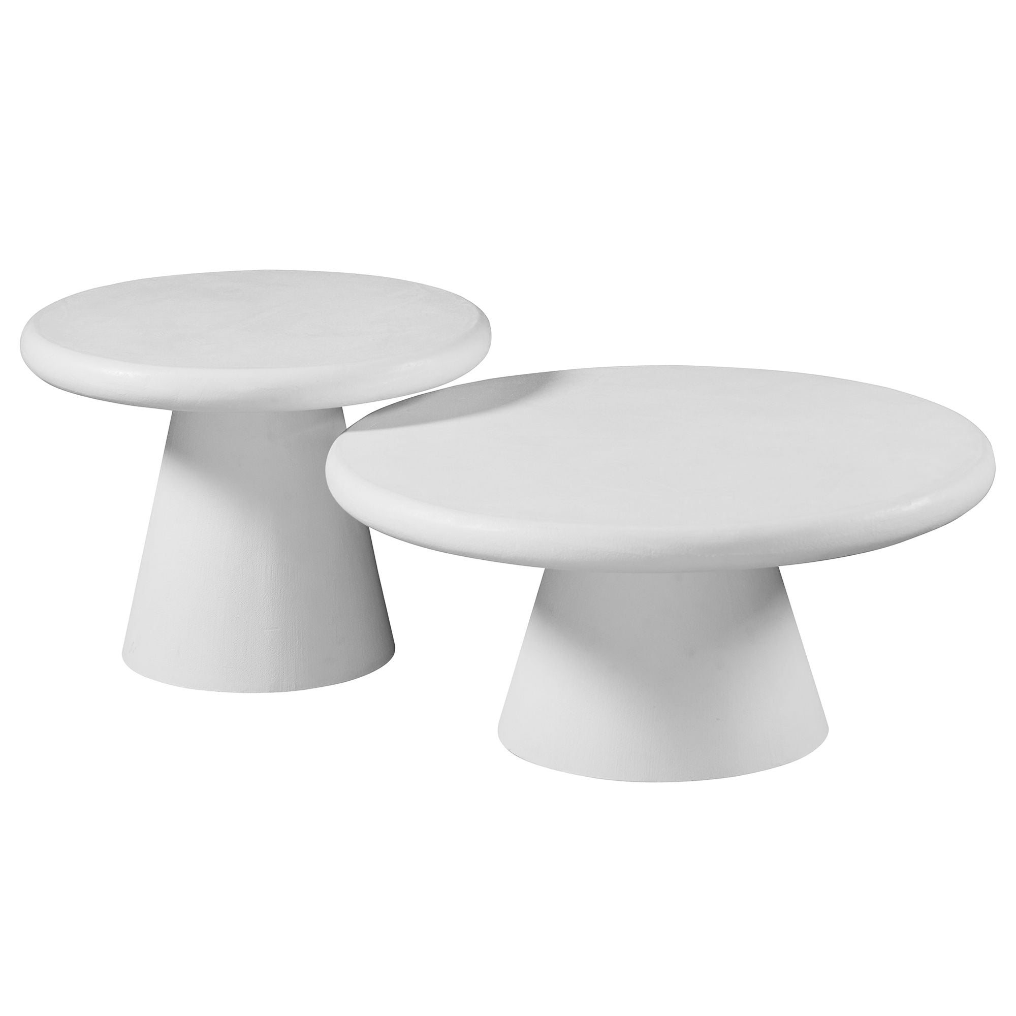 Galio 2pc Coffee Table set in White