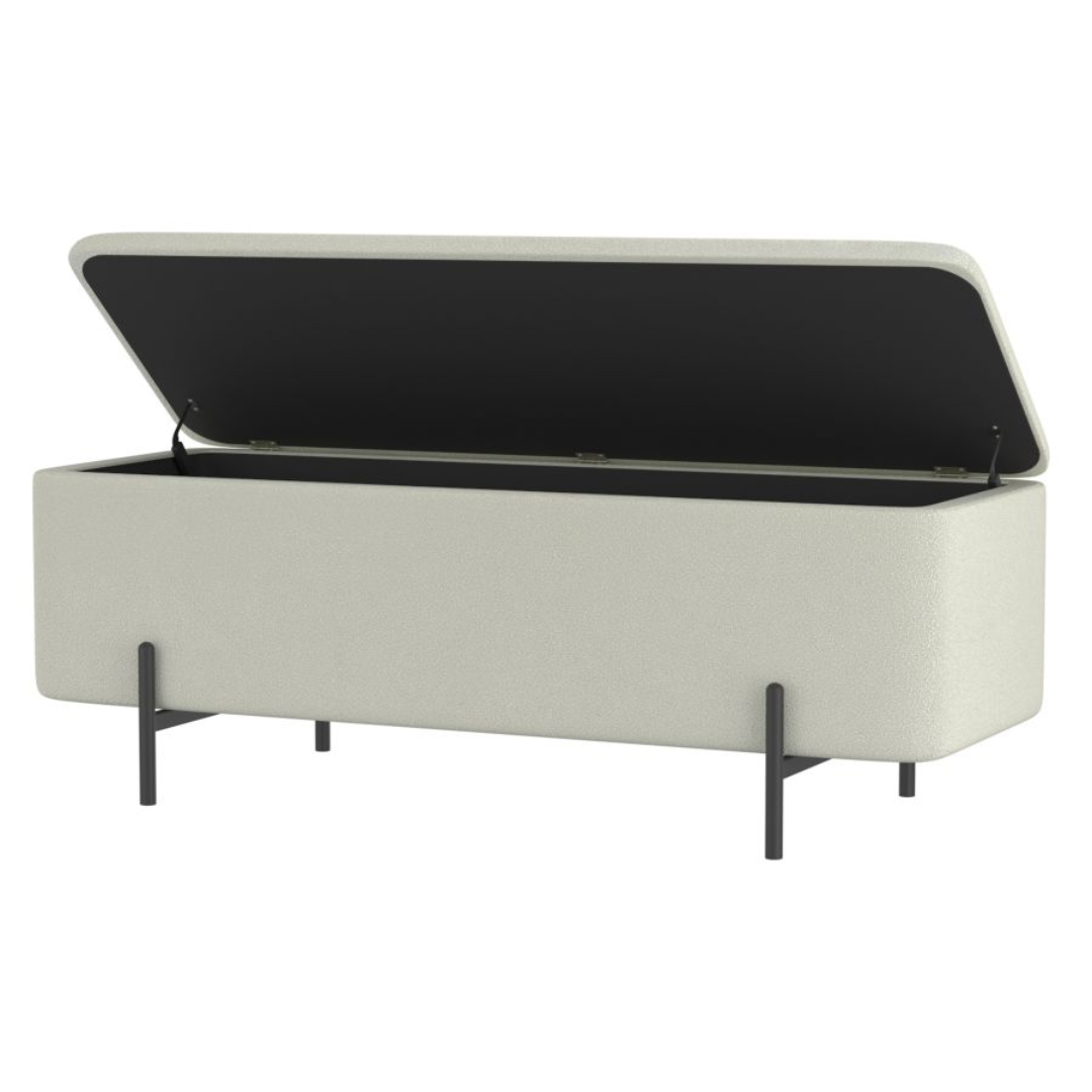 Banc ottoman de rangement Erzo
