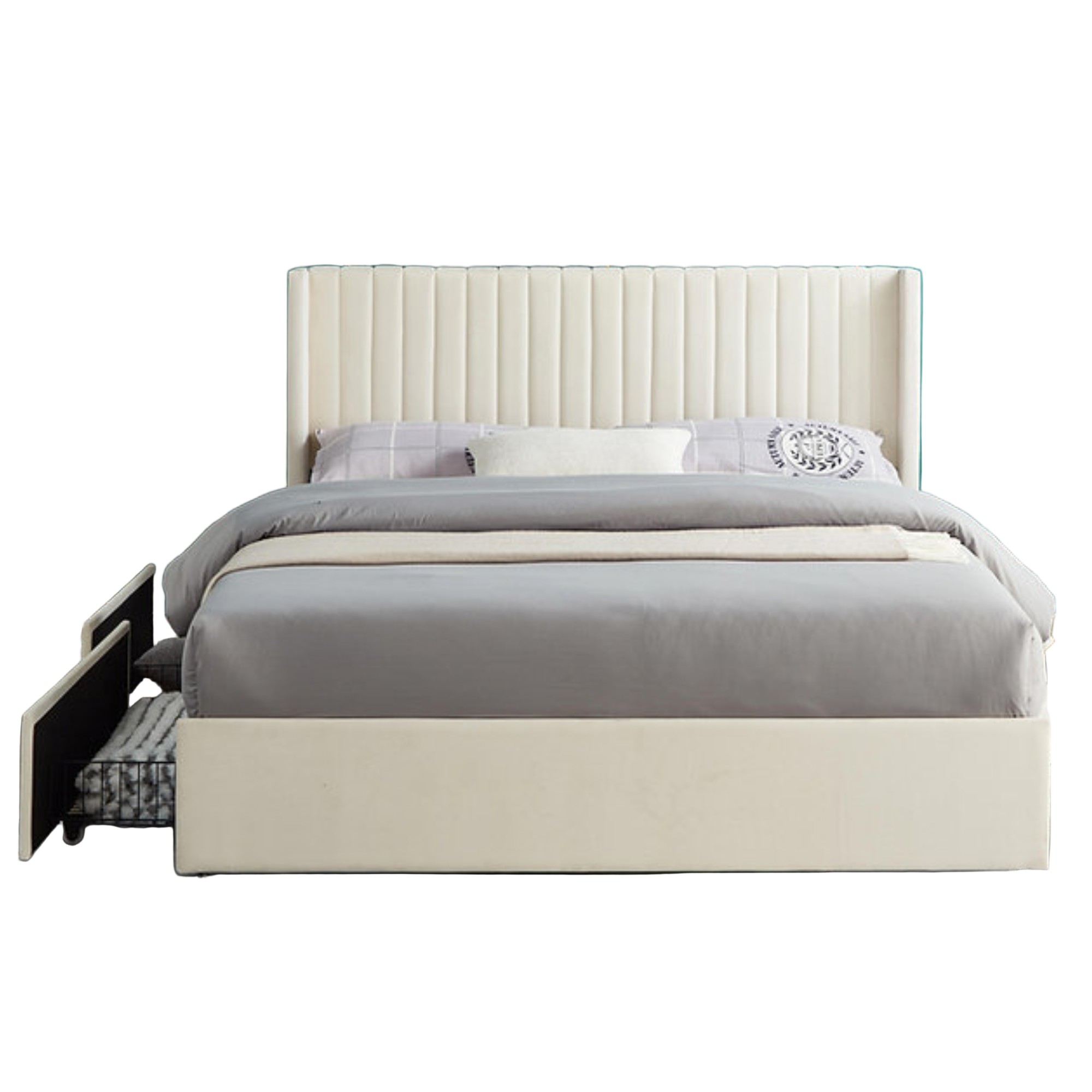 IF-5407 Wingback Design Bed