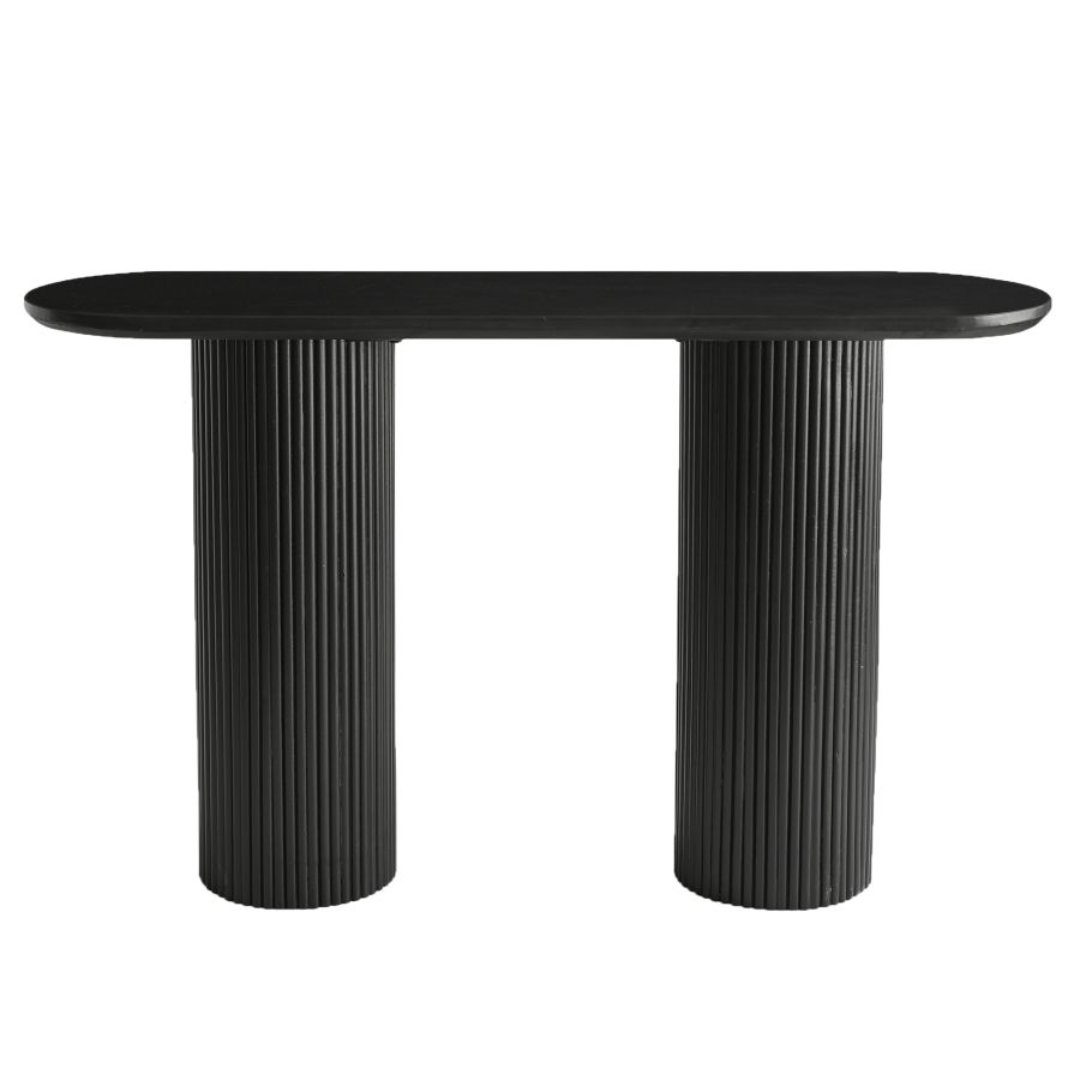 Table console Jilsa en noir