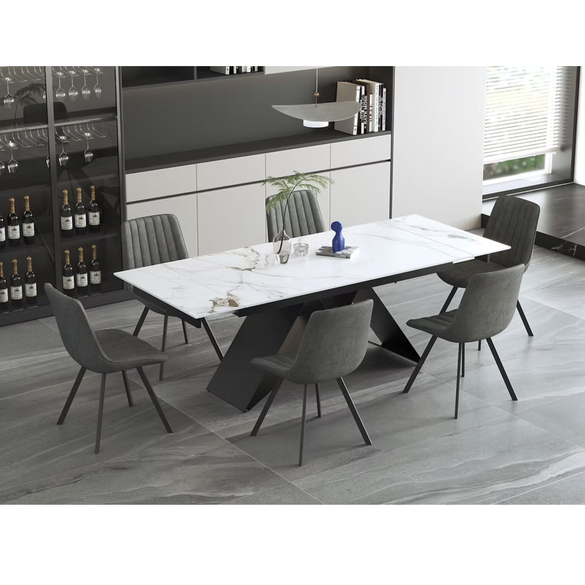 7Pc Dining Set T-1545 C-1561