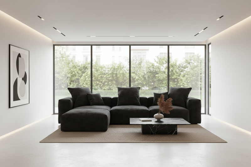 Inovo Modular Corduroy Sectional Sofa