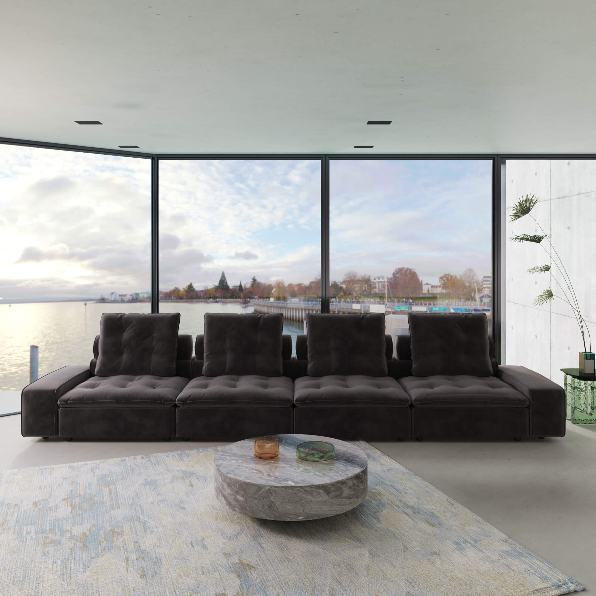 Sky Cloud Deluxe Adjustable Sectional Sofa