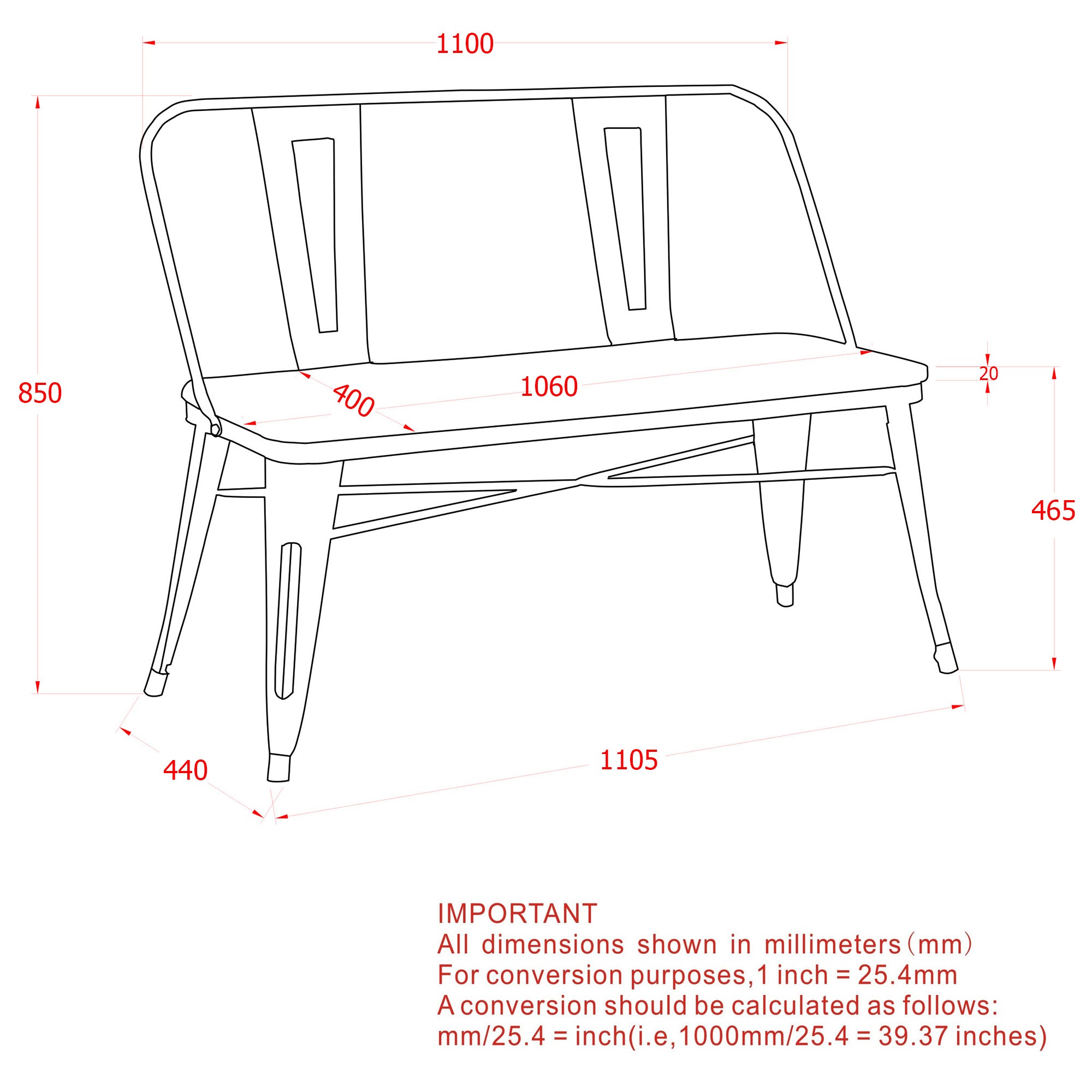 Modus-Bench-Gunmetal