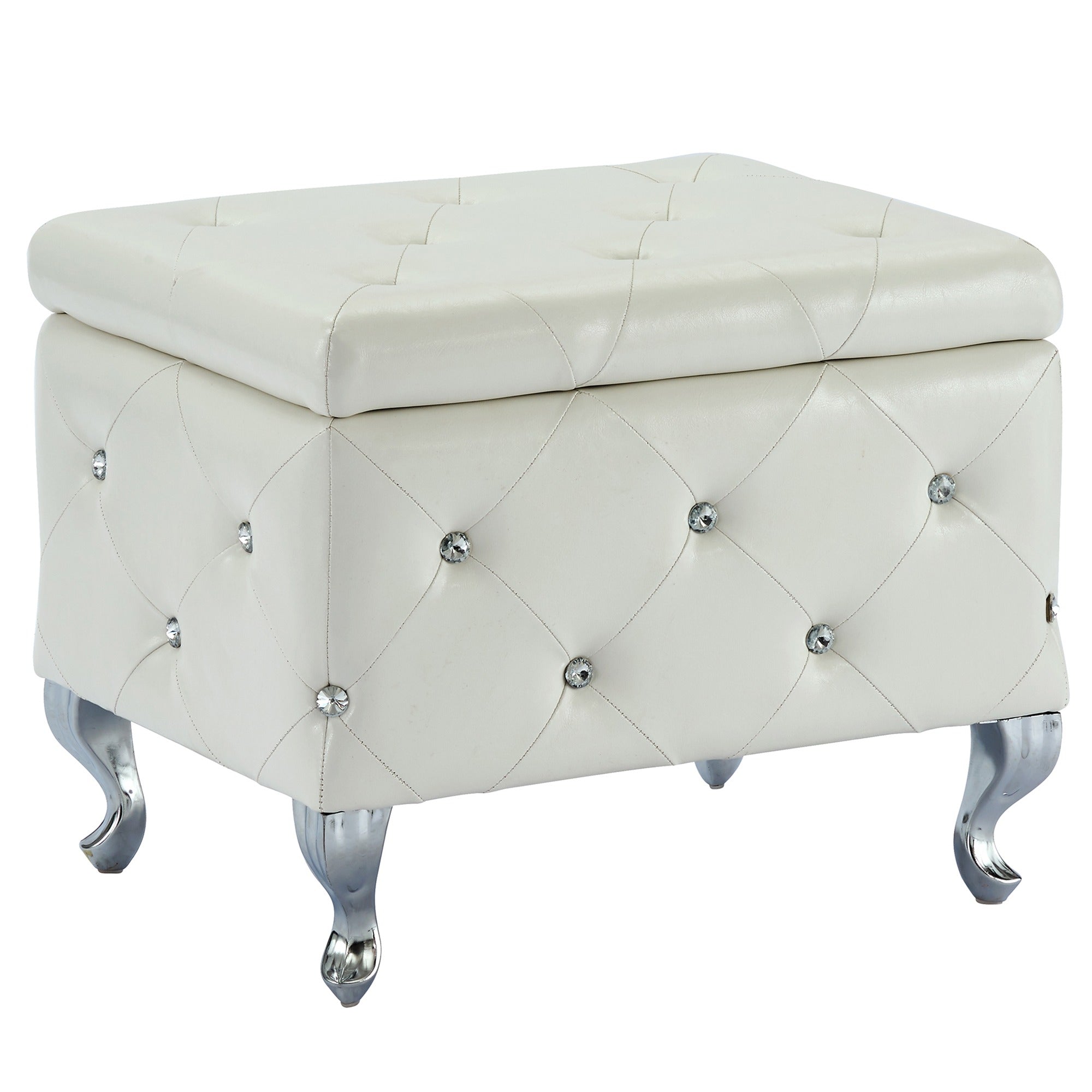 Monique-Sm Storage Ottoman