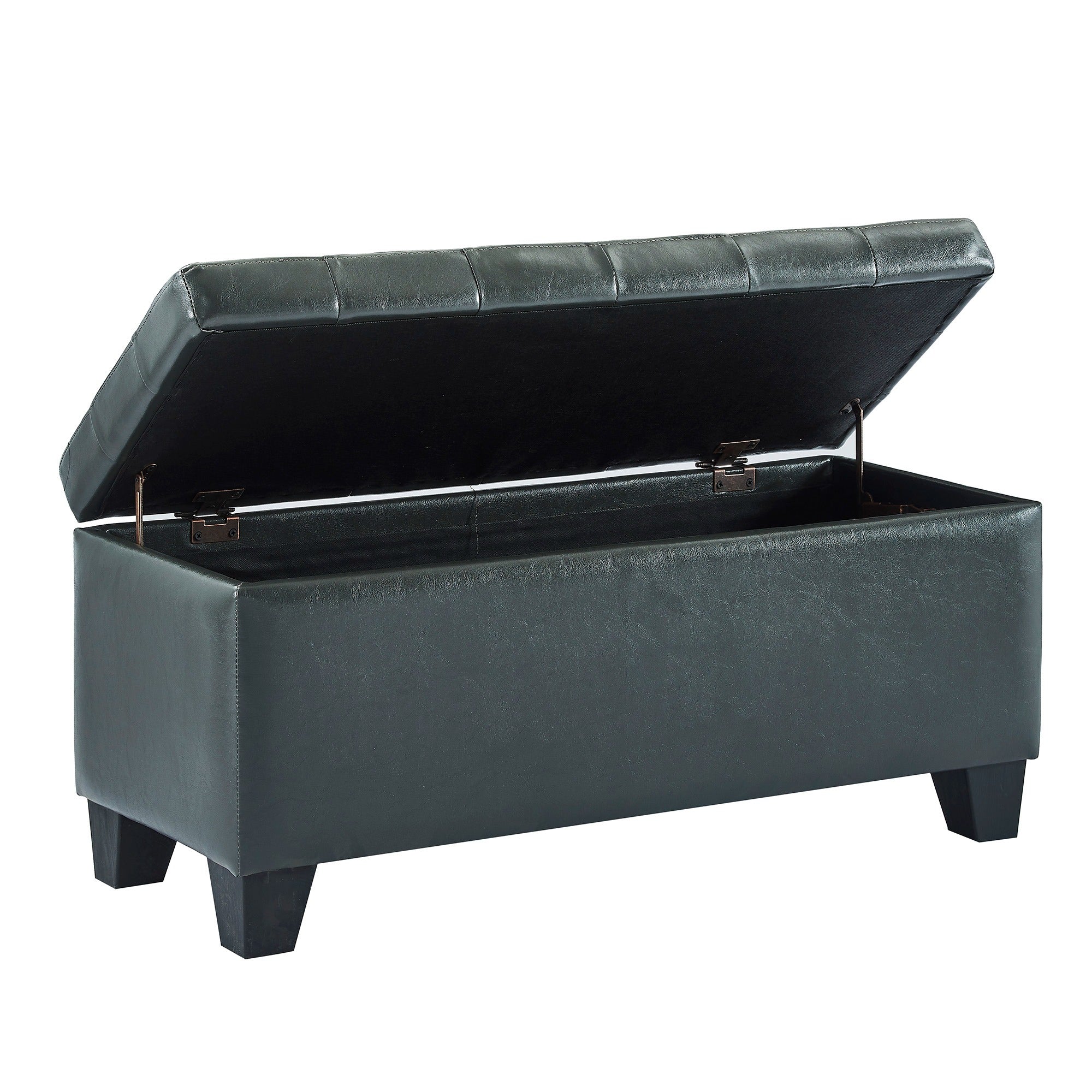 Winston-Storage Ottoman-Black