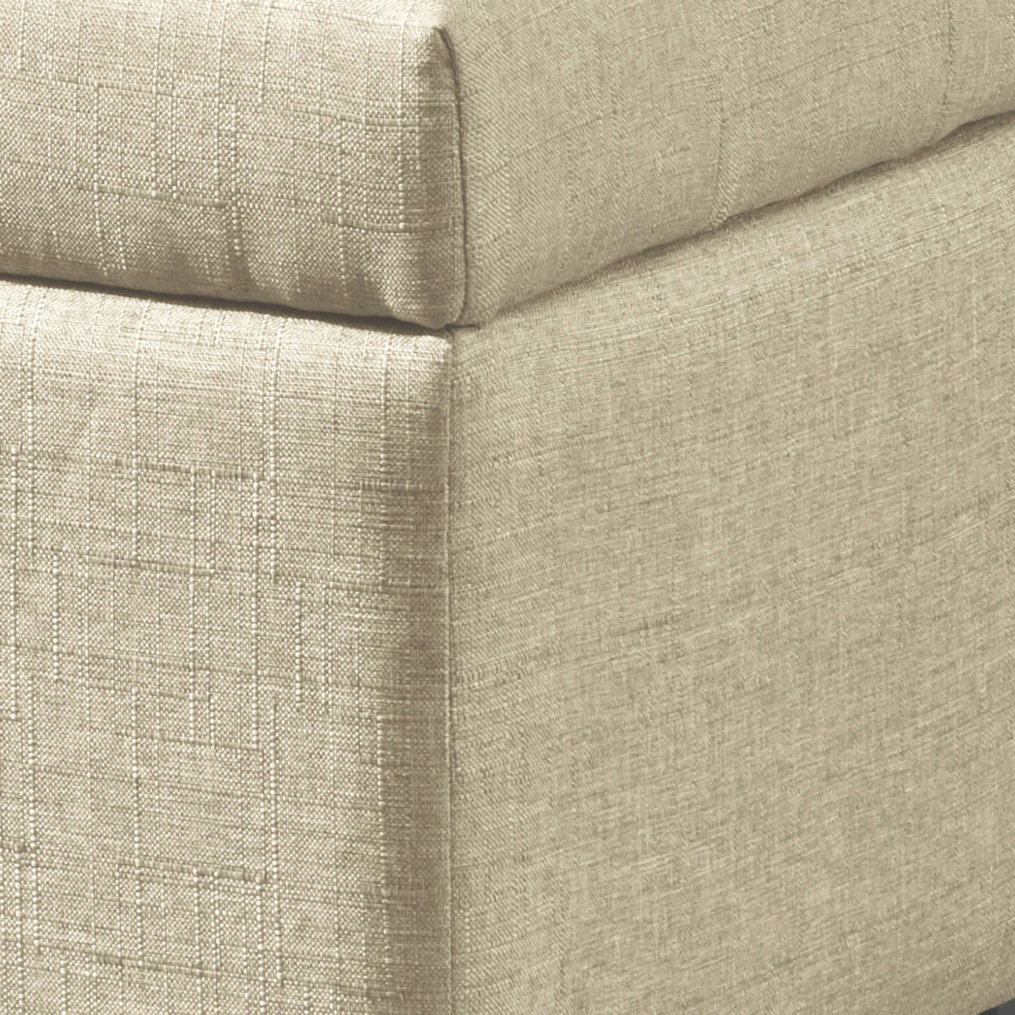 Harper Storage Ottoman-Beige