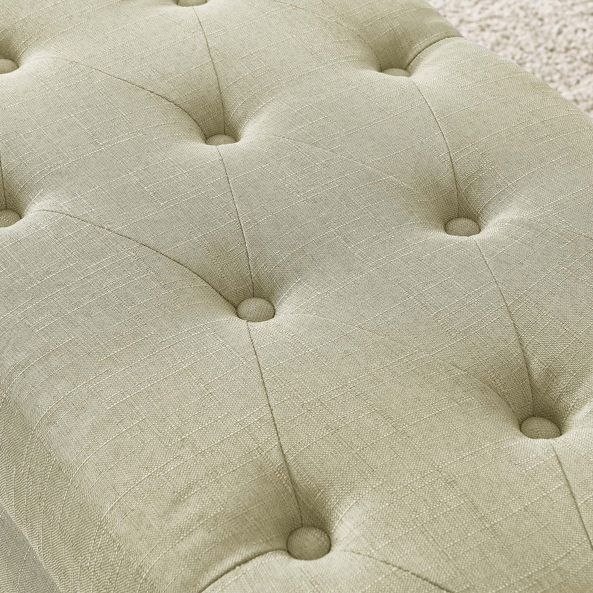 Harper Storage Ottoman-Beige