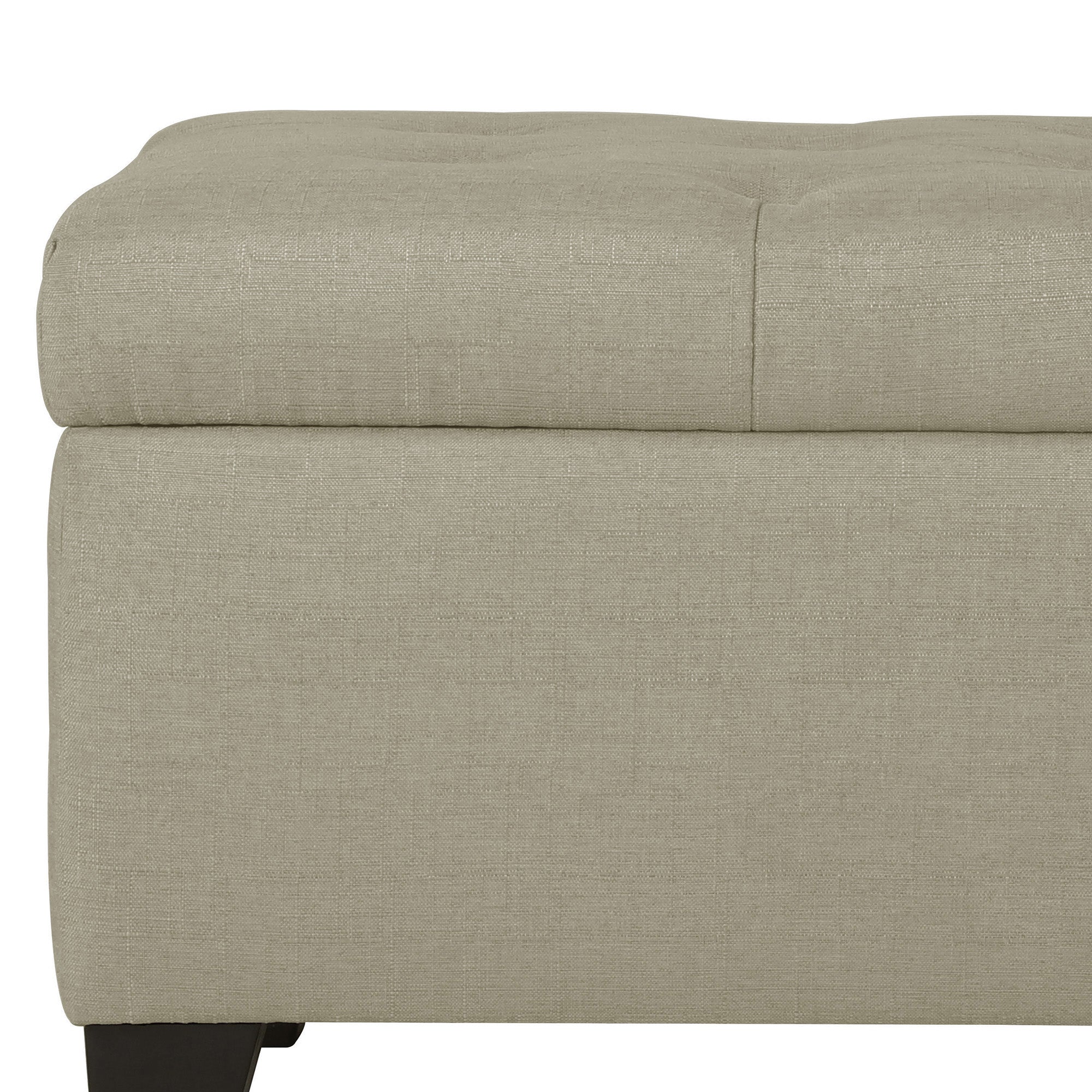 Harper Storage Ottoman-Beige