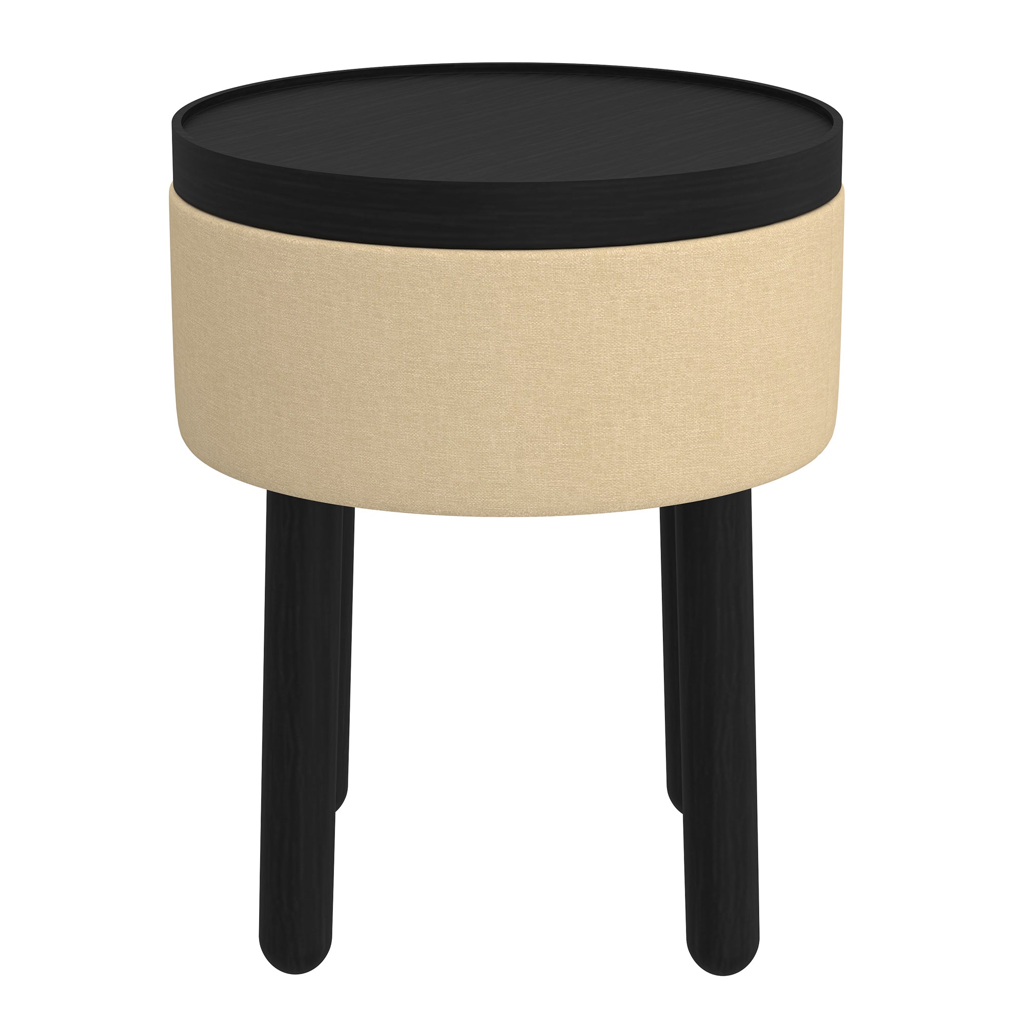 Pouf de rangement Polly