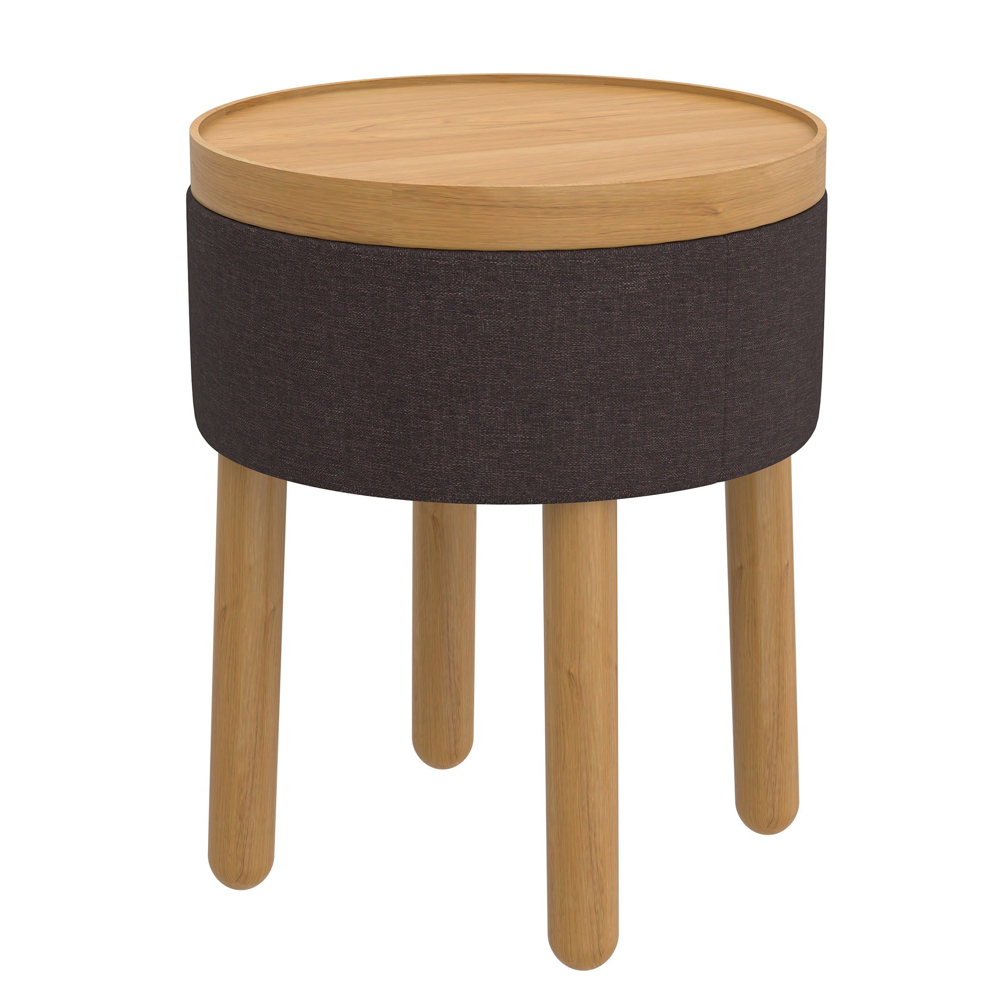 Pouf de rangement Polly