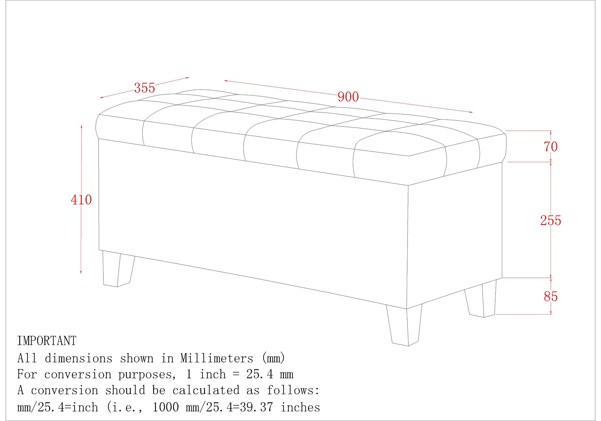 Lila-Storage Ottoman-Grey