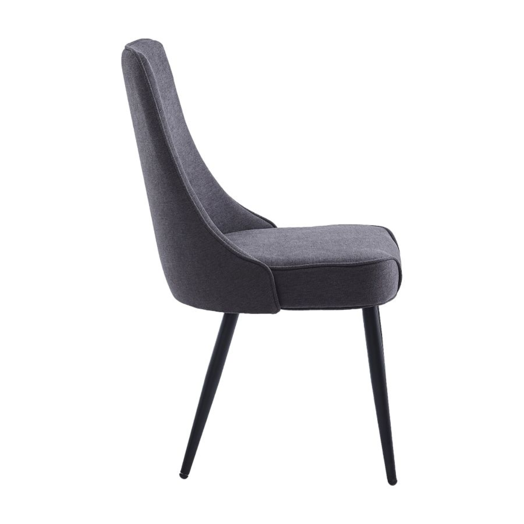 Chaise de salle à manger Koda, tissu, lot de 2