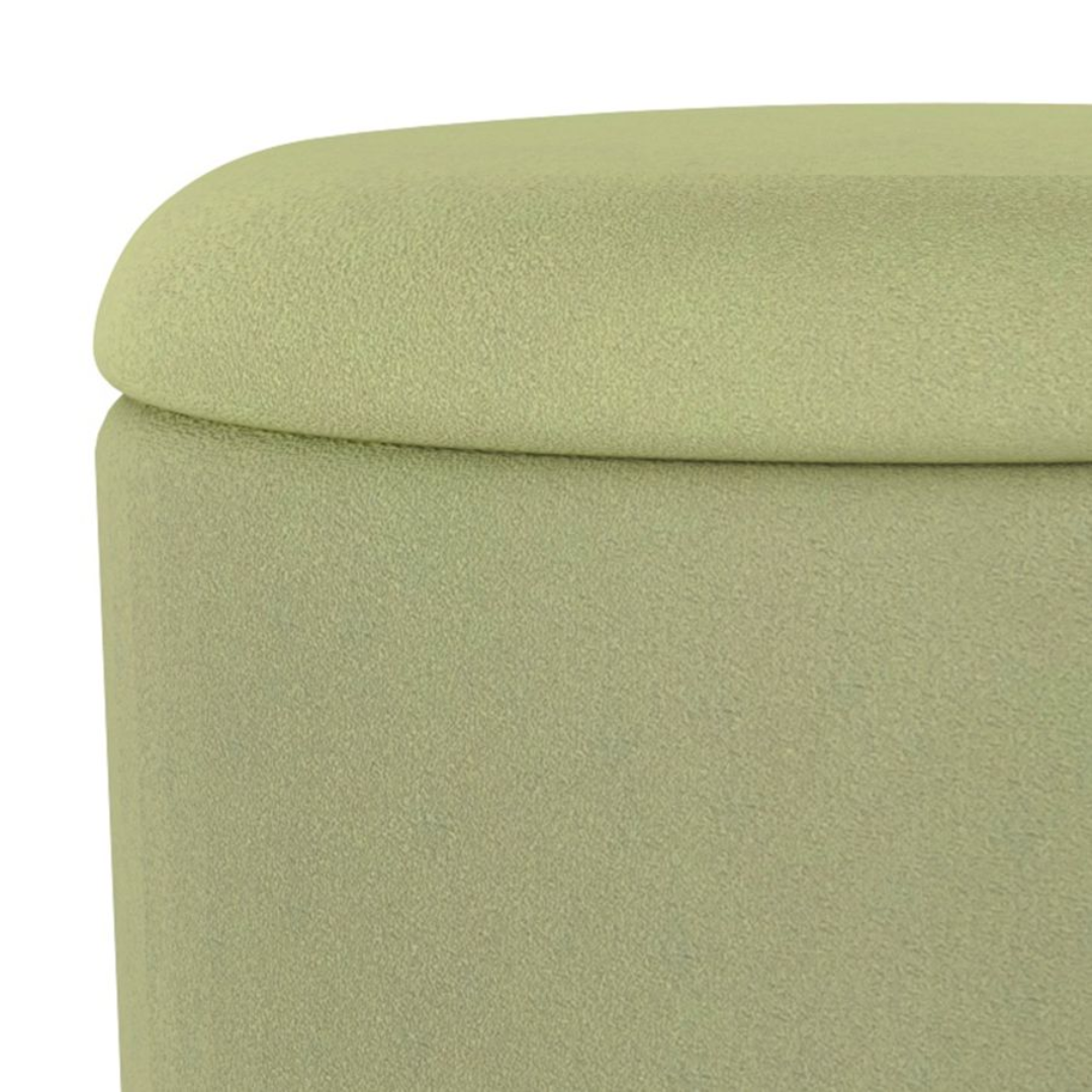 Pouf de rangement rond Alya