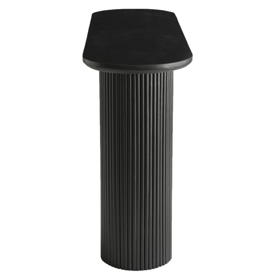 Table console Jilsa en noir