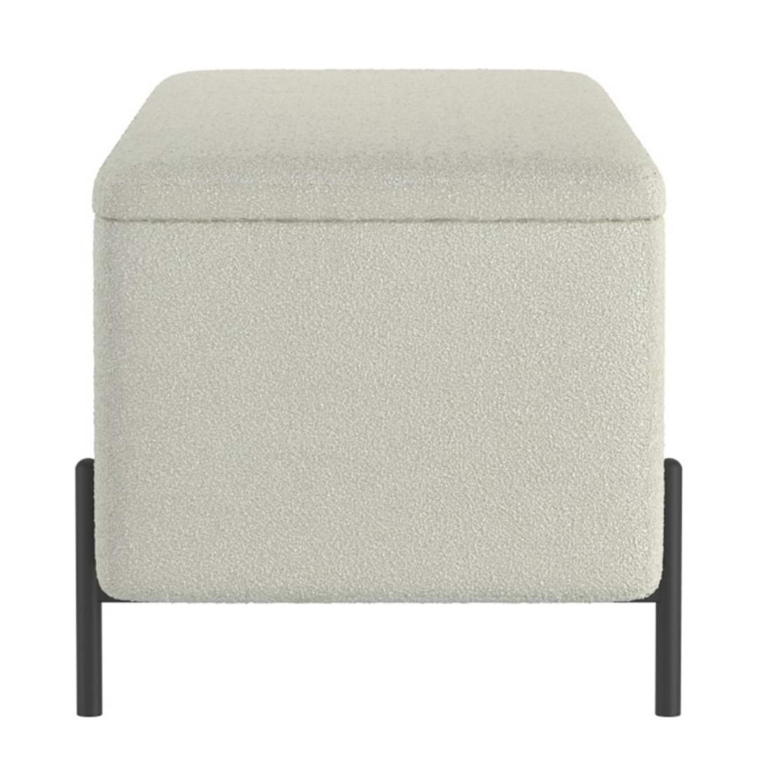 Banc ottoman de rangement Erzo