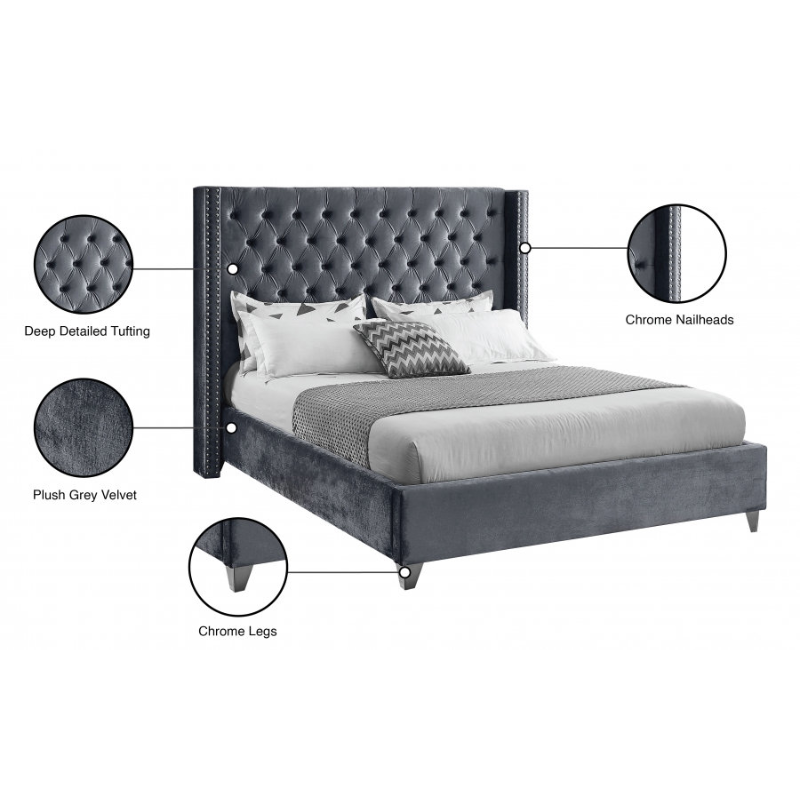IF-5890 Contemporary Style Bed