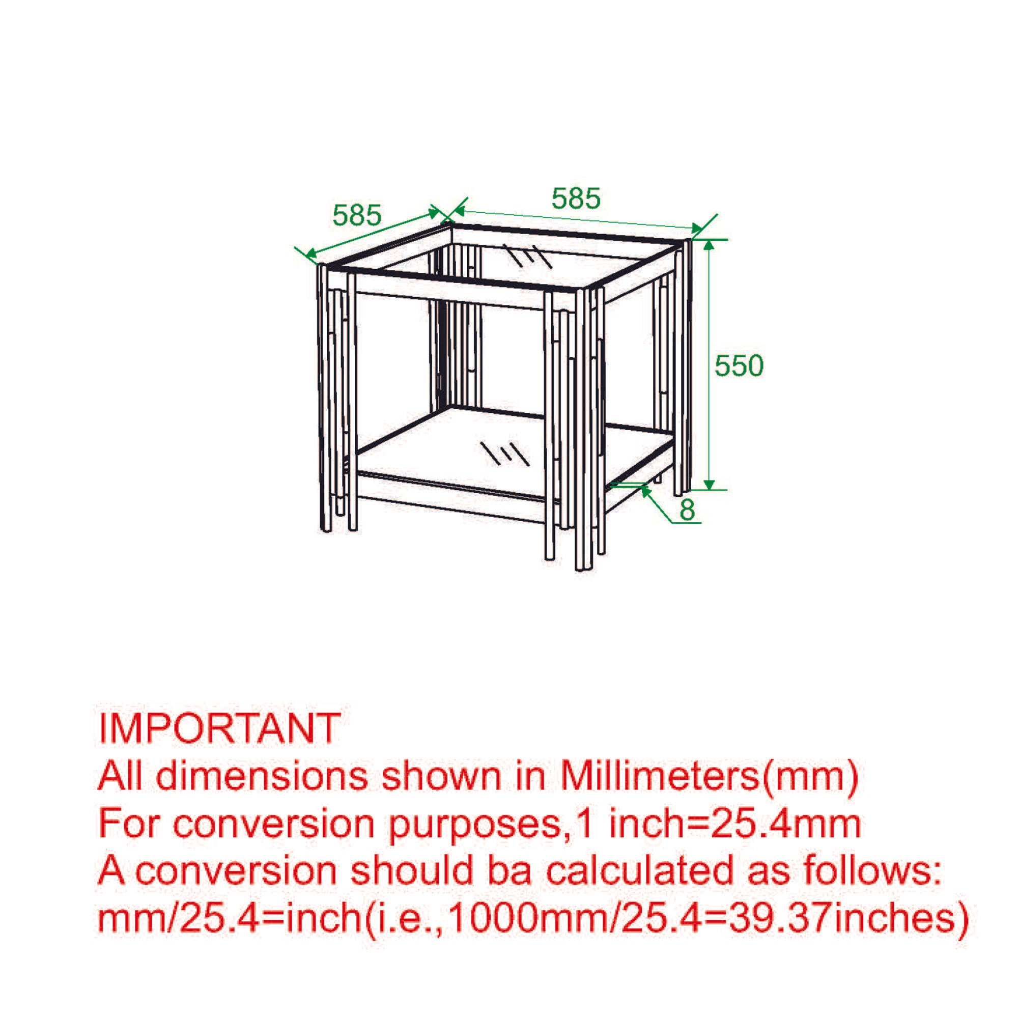 Estrel Large Accent Table in Silver