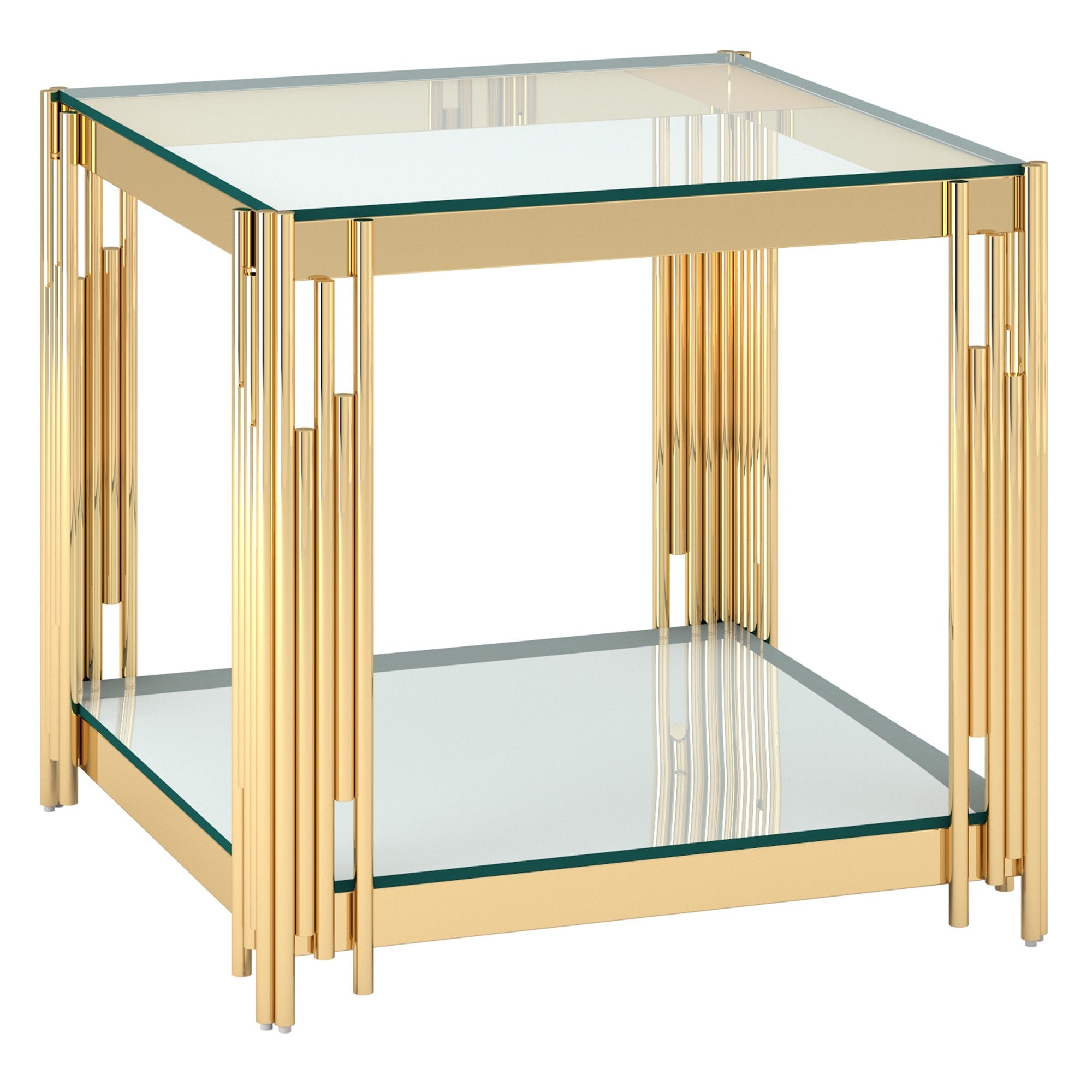 Estrel Large Accent Table in Silver