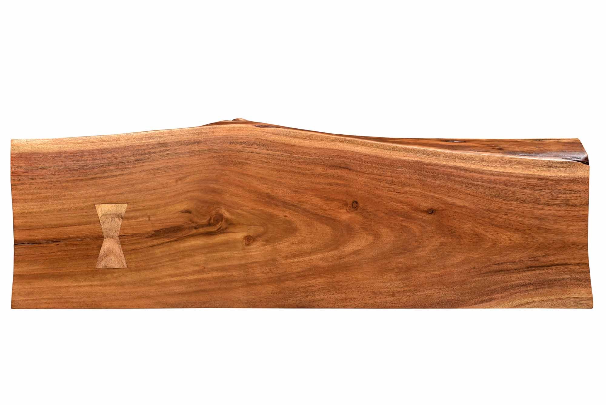 Console/bureau Nila en naturel et noir