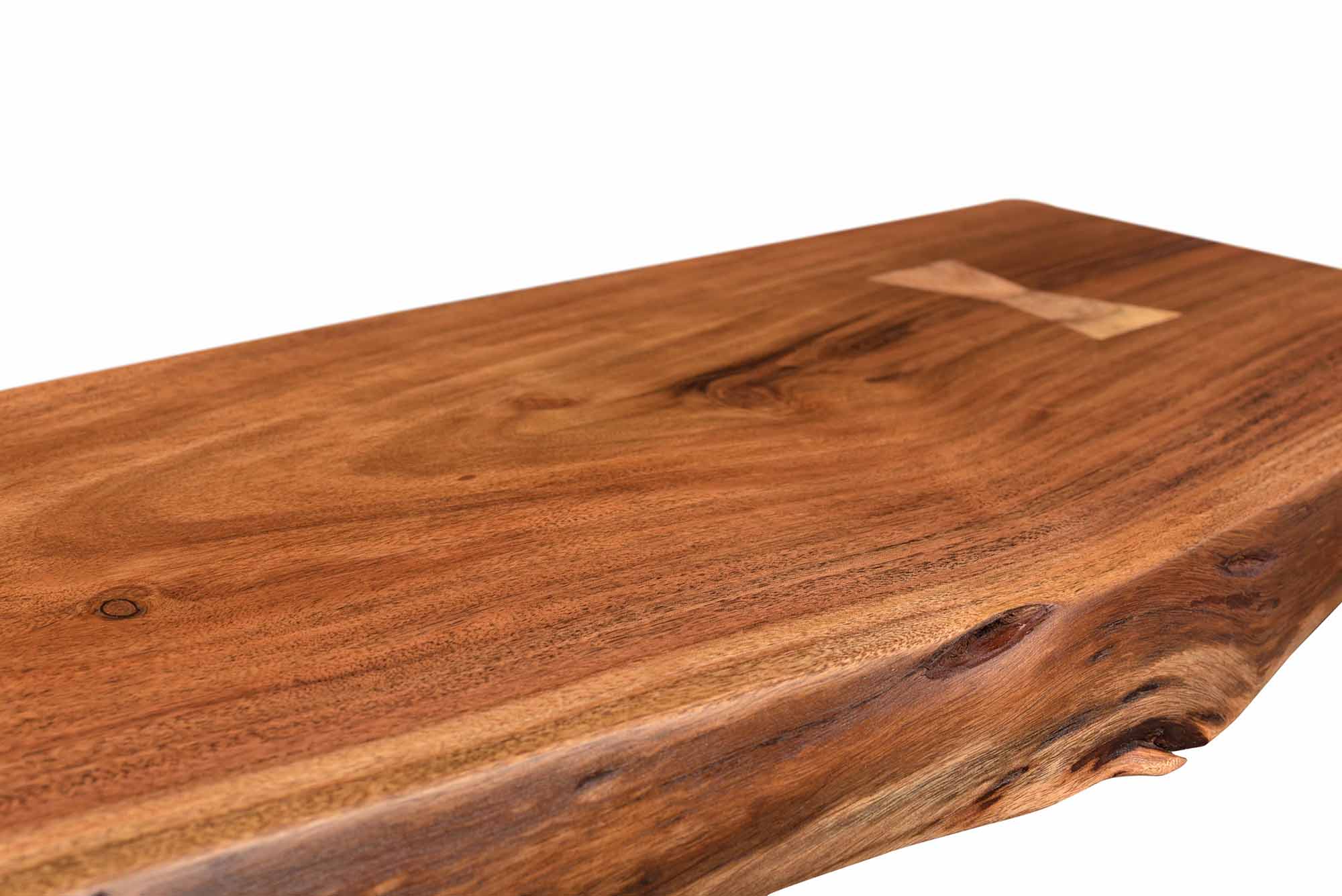 Console/bureau Nila en naturel et noir