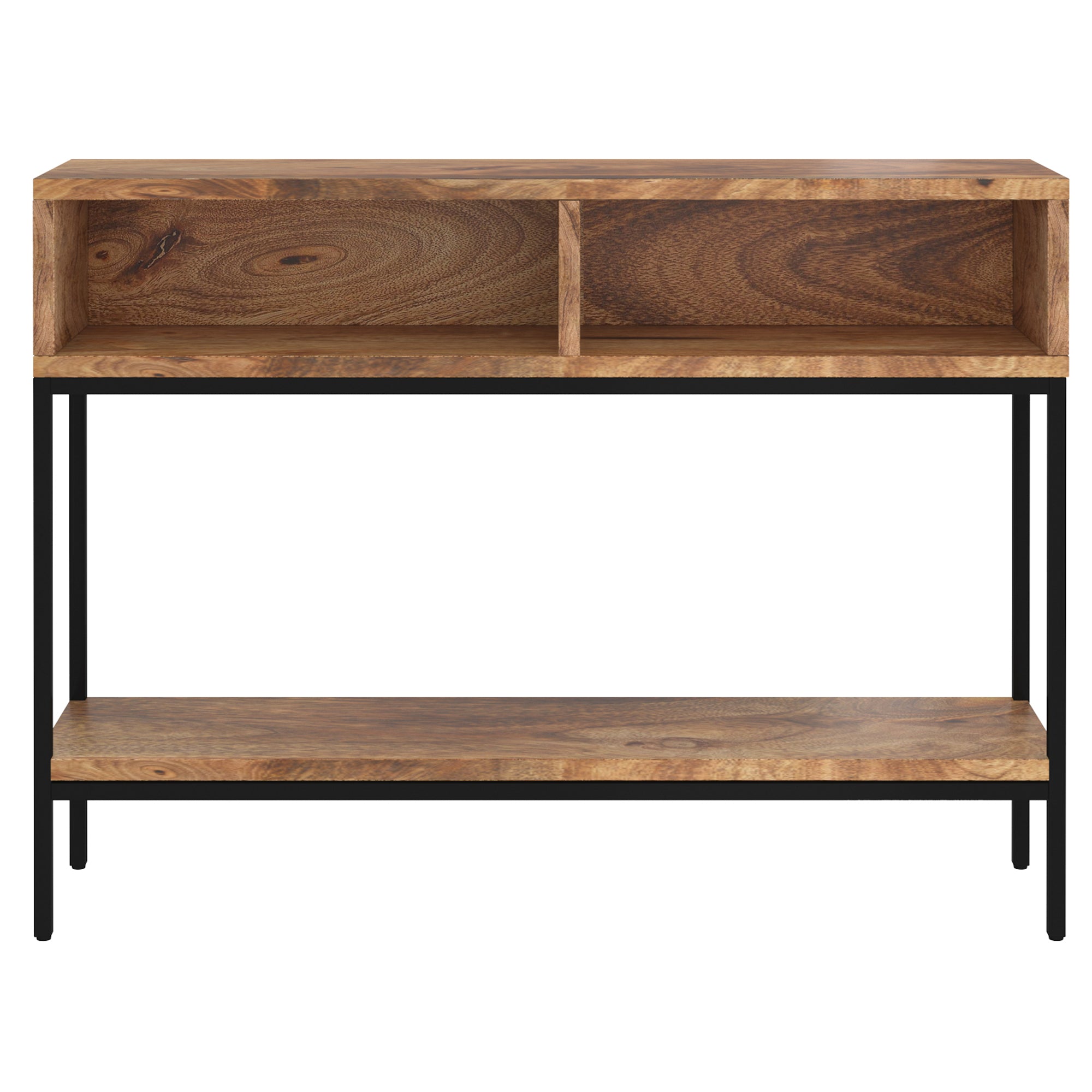 Console Ojas en naturel brûlé et noir