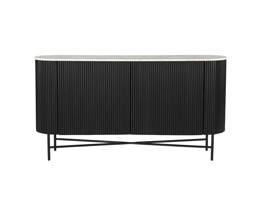 Reyna Sideboard, 57" in Black and White