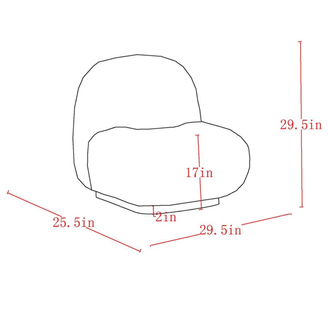 Fauteuil d'appoint Zilano en boucle anthracite