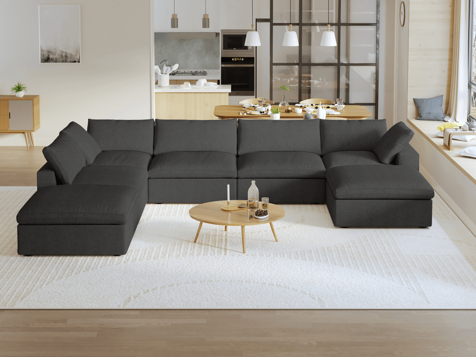 Zen Sky Cloud Sectional Sofa
