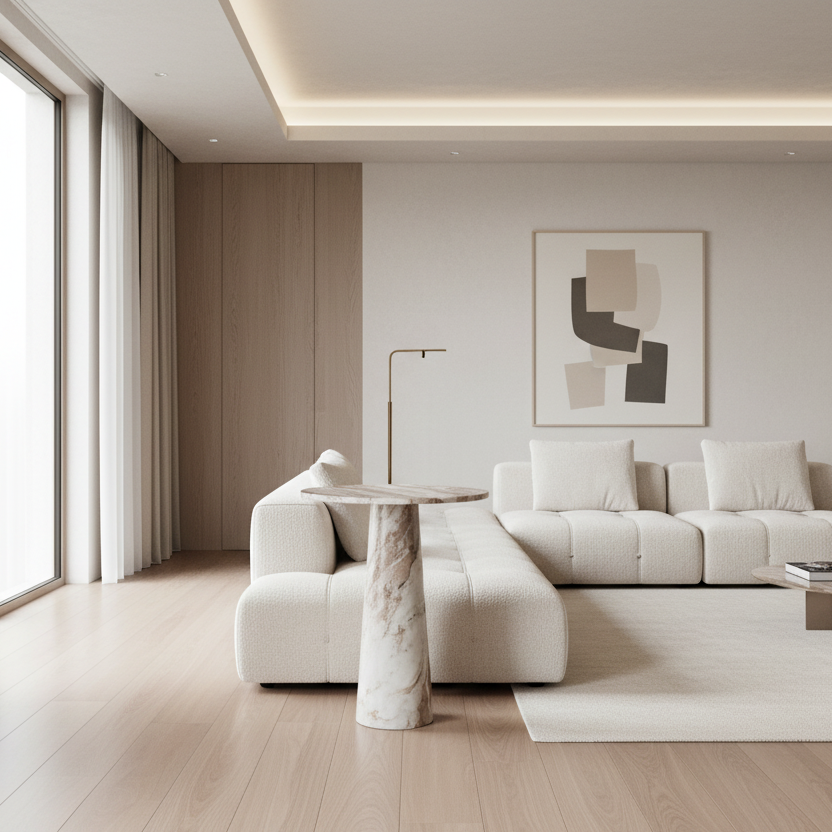 Belinda Marble End Table GY-ET-05671S