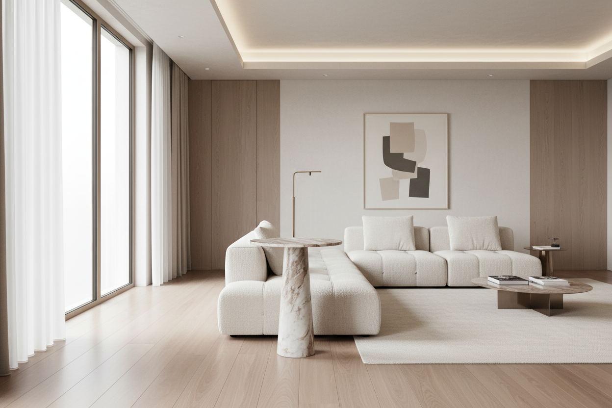 Belinda Marble End Table GY-ET-05671S