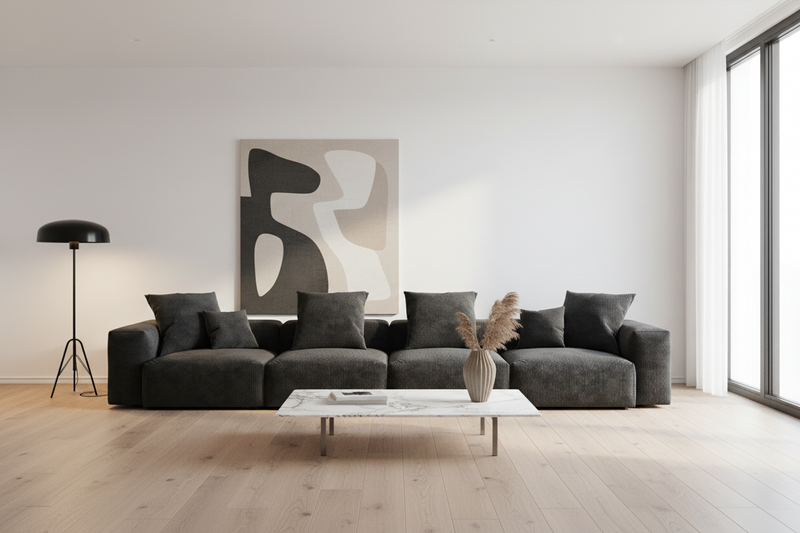 Inovo Modular Corduroy Sectional Sofa