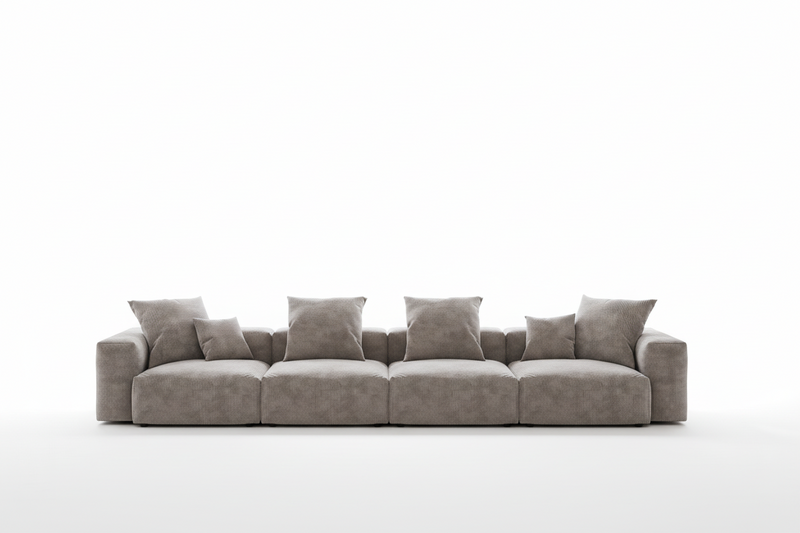 Inovo Modular Corduroy Sectional Sofa