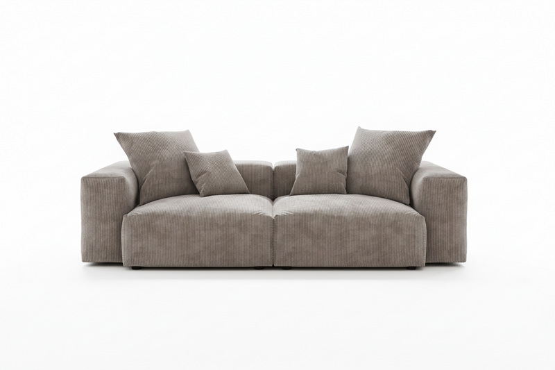 Inovo Modular Corduroy Sectional Sofa