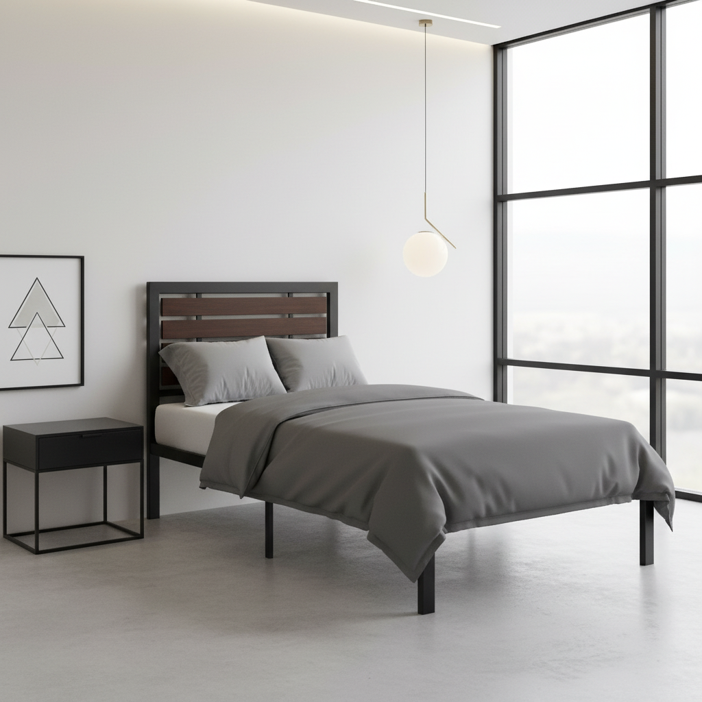 Cadre en métal noir IF-114