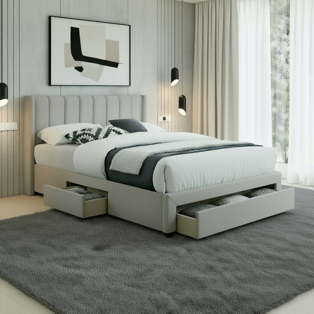 Lit plateforme en bois IF-5330