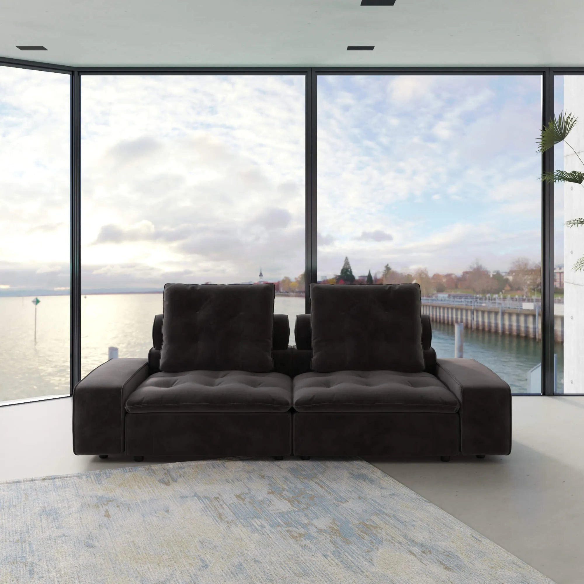 Sky Cloud Deluxe Adjustable Sectional Sofa