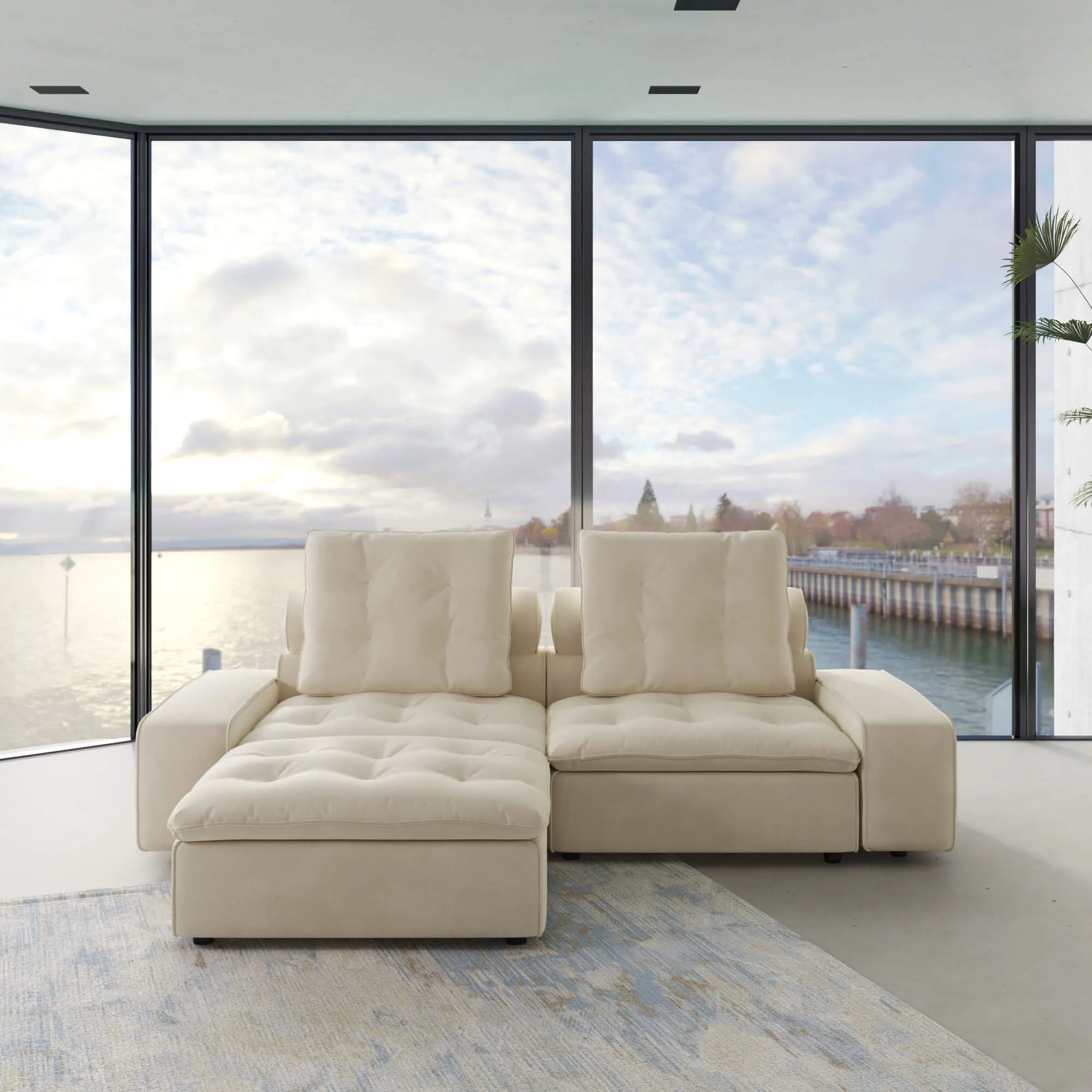 Sky Cloud Deluxe Adjustable Sectional Sofa