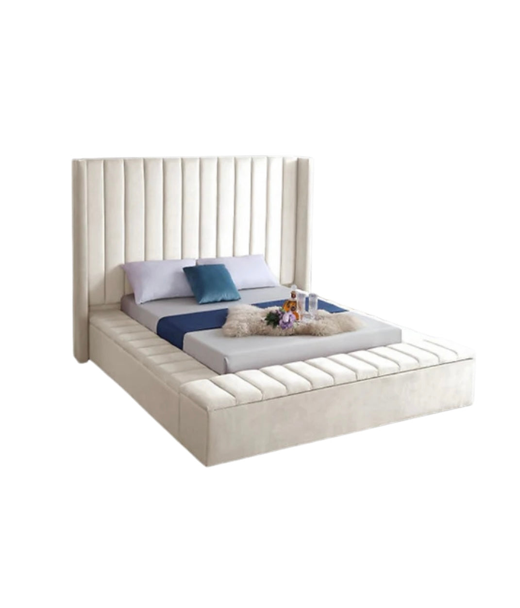 Lit Queen Size Crème IF-5723