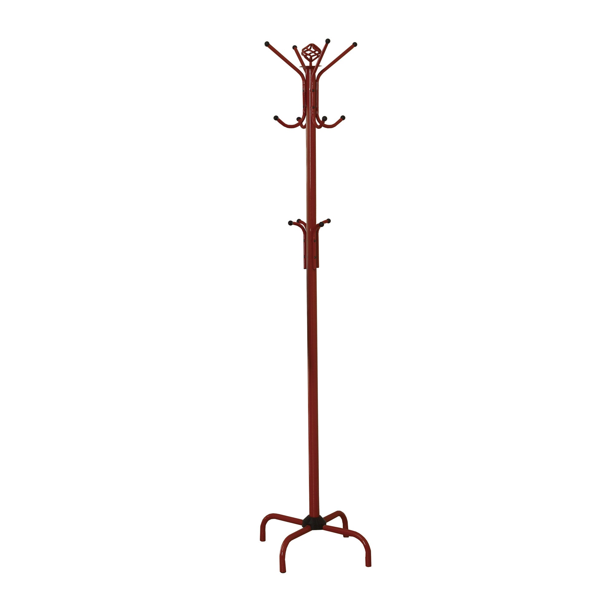 COAT RACK - 70"H / WHITE METAL
