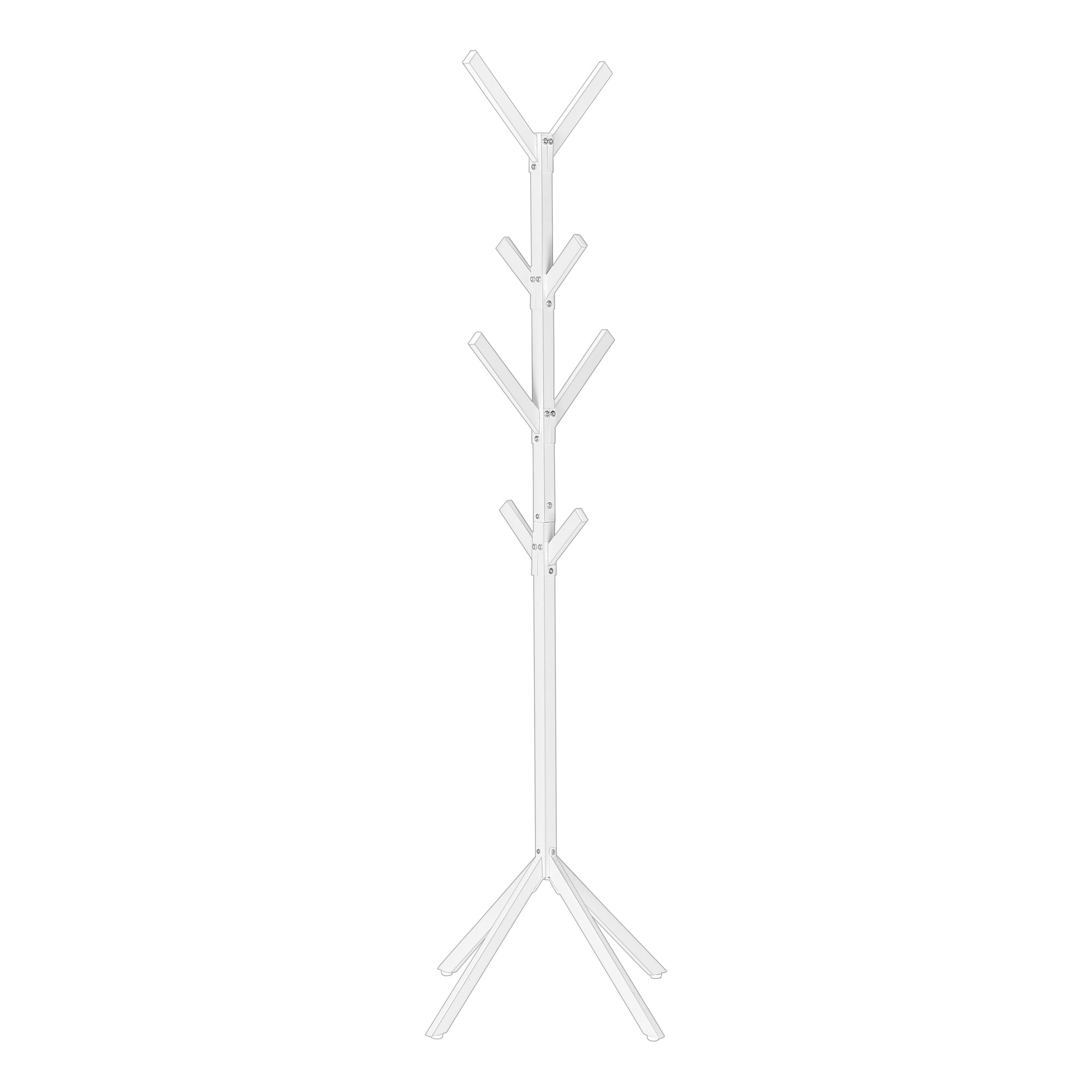 COAT RACK - 70"H / BLACK METAL