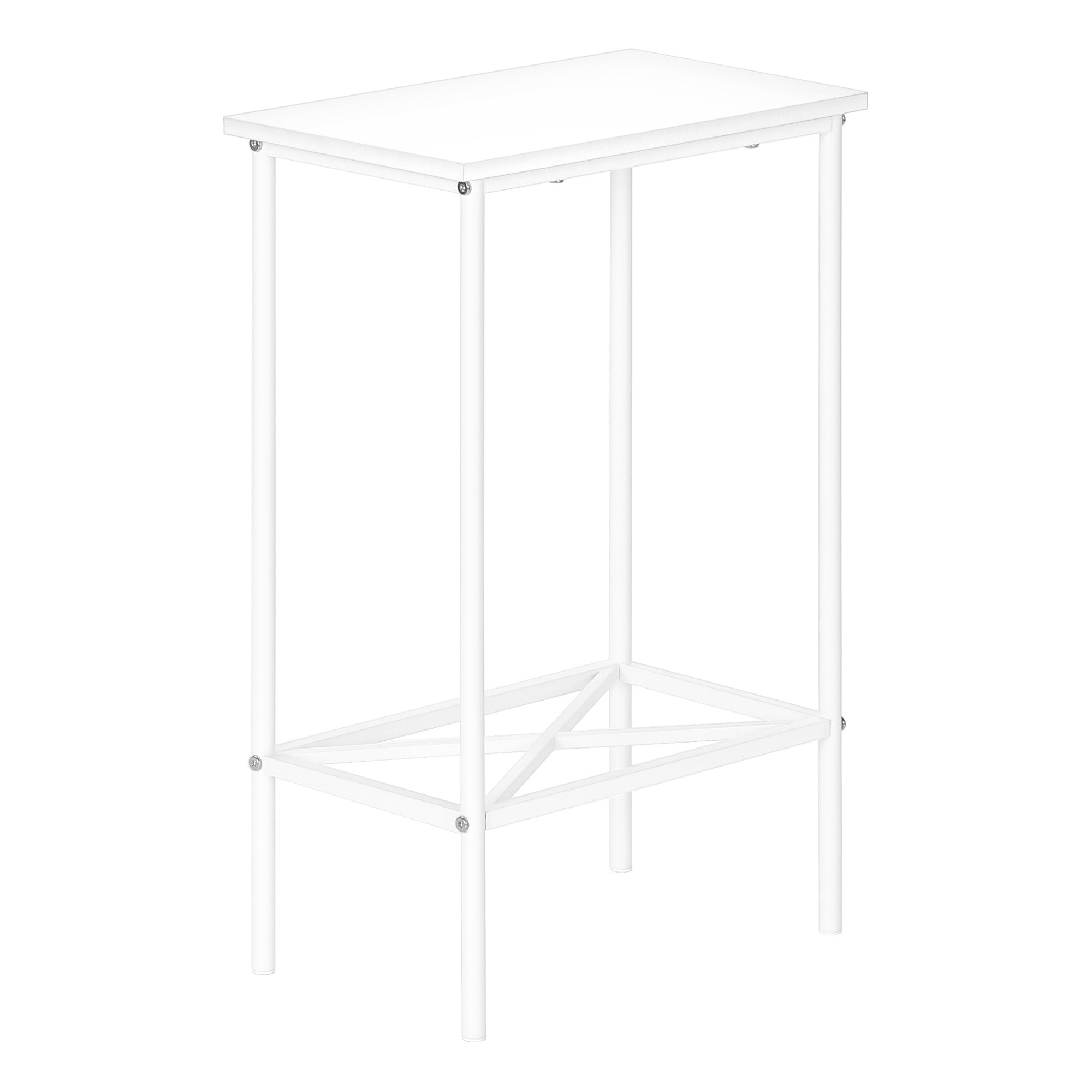 ACCENT TABLE - 24"H / BLACK / BLACK METAL