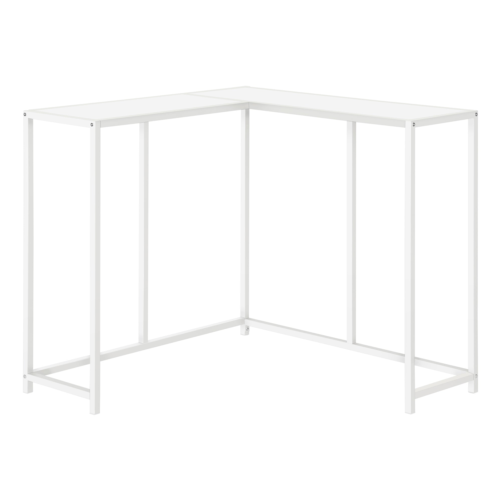 TABLE D'APPOINT - 36"L / NOIR / CONSOLE D'ANGLE NOIRE