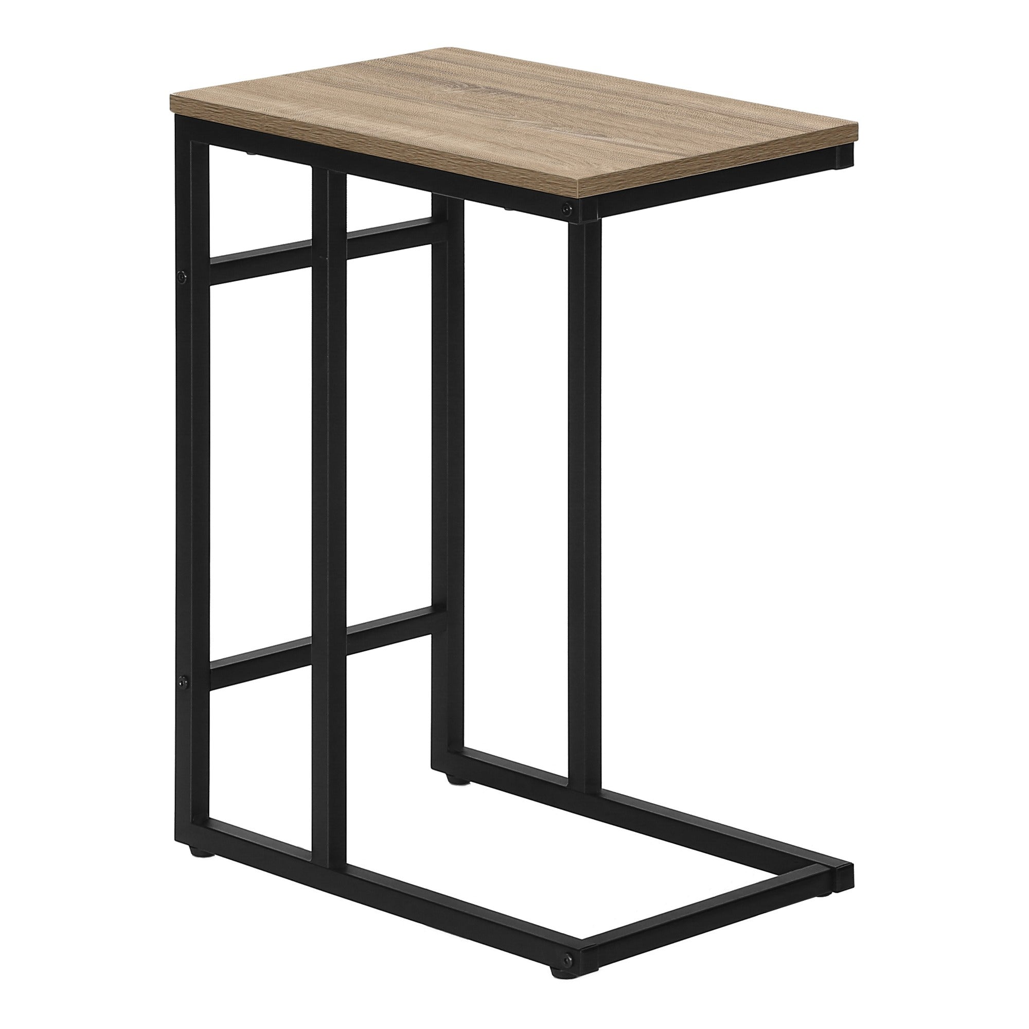 TABLE D'APPOINT - 24"H / NOIR / MÉTAL NOIR