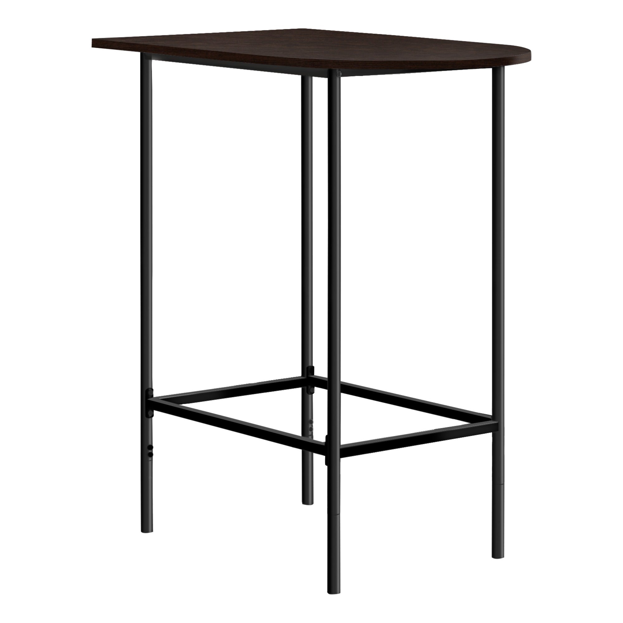HOME BAR - 24"X 36" / ESPRESSO MARBLE / METAL
