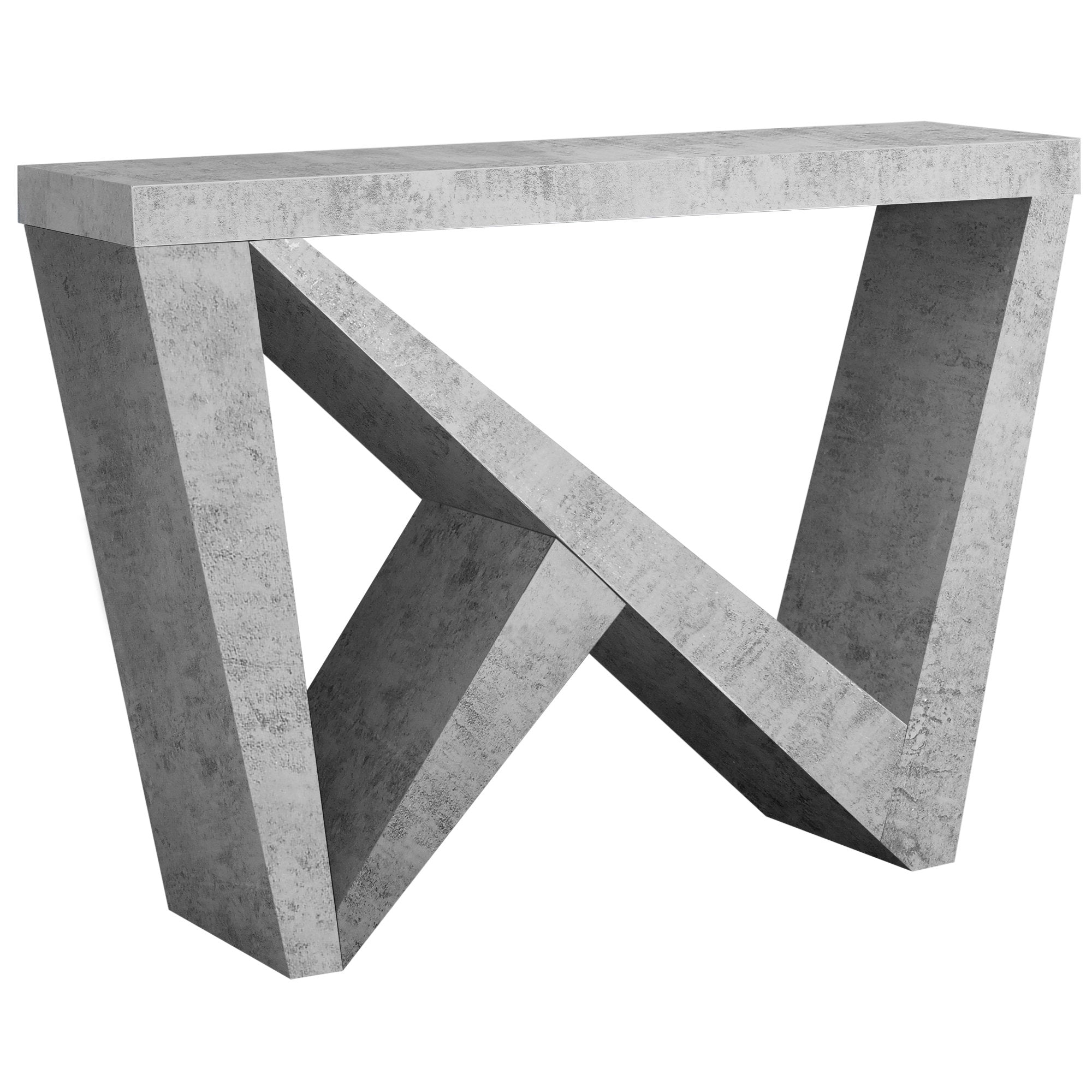 TABLE D'APPOINT - 48"L / CONSOLE D'ENTRÉE BLANCHE